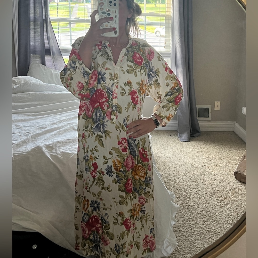 Zara floral dress